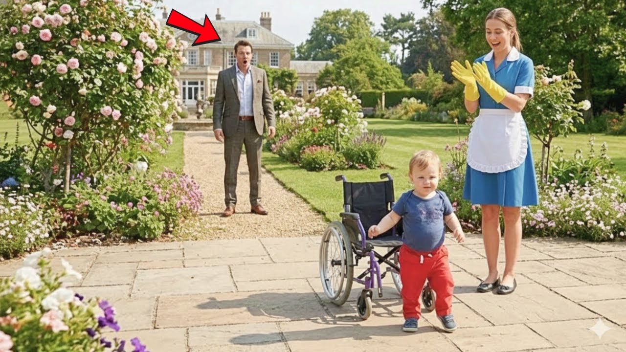 El Bebé del Millonario No Podía Caminar… Hasta que la Nueva Criada Provocó un Giro Impactante