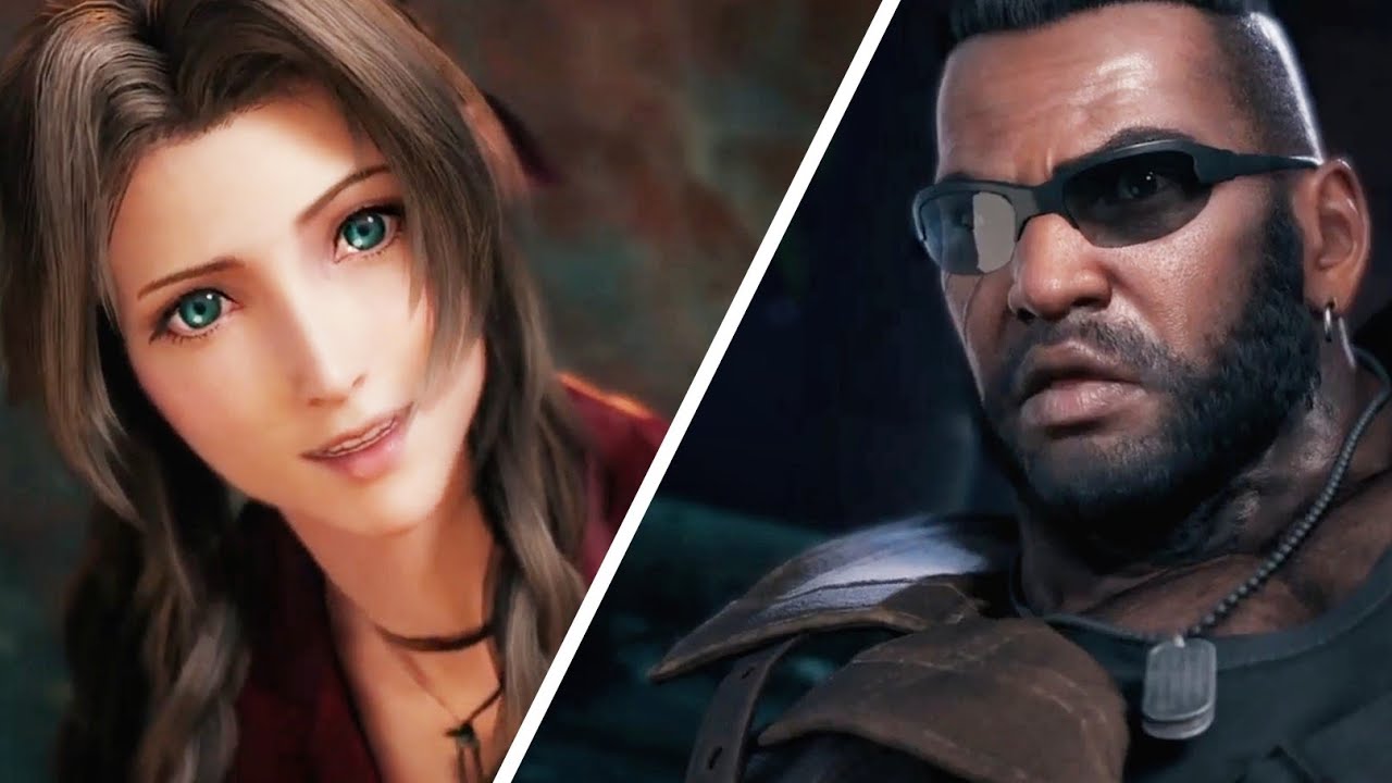 Aerith almost kills Cloud and Barrett FINAL FANTASY VII REMAKE