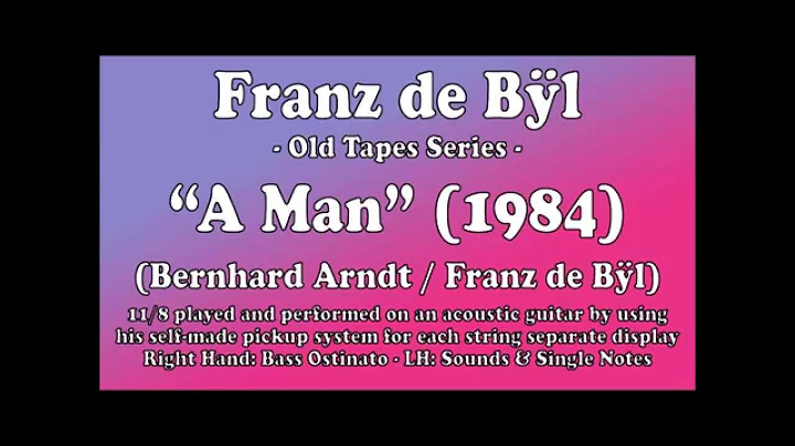 Franz de Bl "A Man"