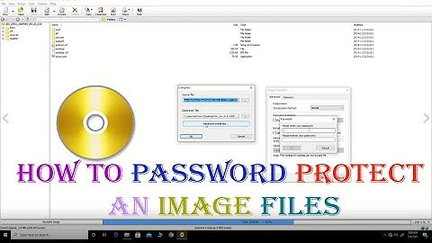 How to Password Protect an image Files