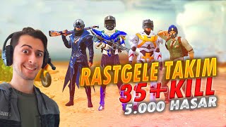 RASTGELE TAKIMLA YARGI DAĞITTIK !! 35+ KİLL  - PUBG MOBİLE | SQUAD