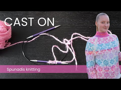 How to Cast On Stitches in 1.5 Minutes | Beginner Knitting Tutorial | Spunadis Knitting