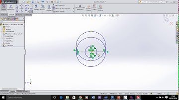 Tangent to an Elipse SolidWorks