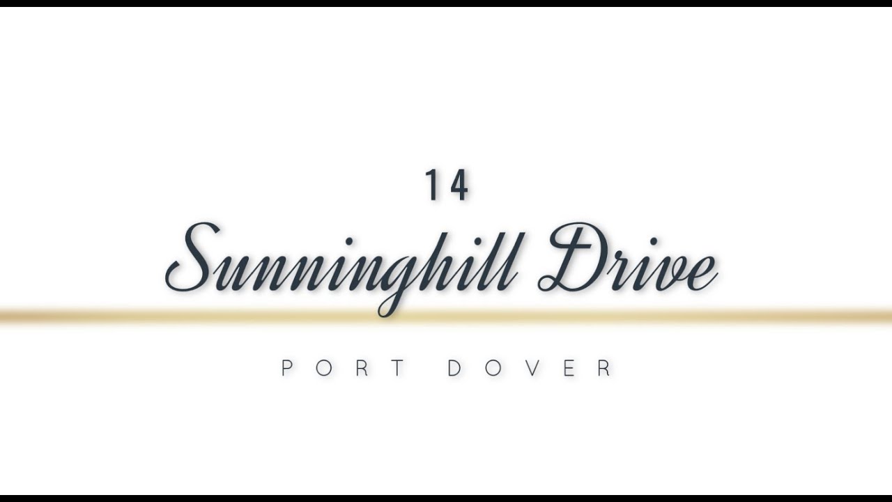 House For Sale 14 Sunninghill Drive, Port Dover Unbranded YouTube