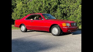 1991 Mercedes 560 Sec Coupe C126 Interior Walk-Around
