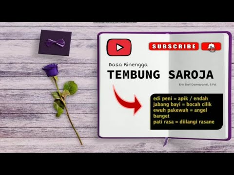 Tembung Saroja| Basa Rinengga