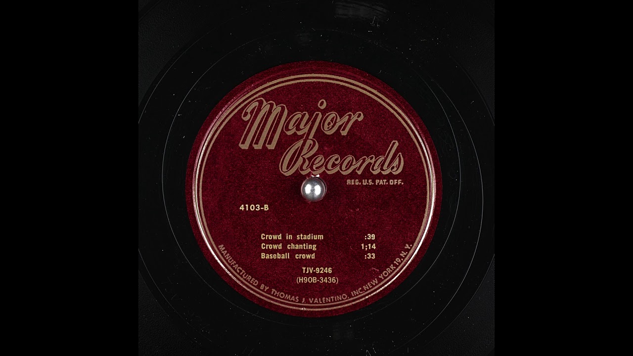 Archival Crowd At Stadium Sound Effect From Major Records (6K