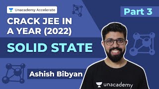 Solid State - Part 3 | Crack JEE in a year (2022) | Ashish Bibyan | Accelerate
