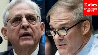 Jim Jordan Presses AG Garland About #3 DOJ Official Who Left To Work On Trump Hush Money Prosecution