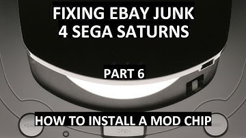 Fixing eBay Junk - 4 Sega Saturns - Part 6 How to Install a Sega Saturn ModChip