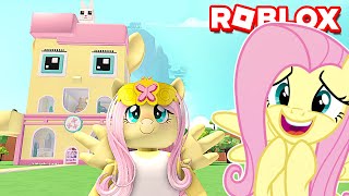 CONSTRUINDO A CASA DA FLUTTERSHY no ROBLOX (MLP Tycoon) #LuliRarity screenshot 4