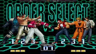 THE KING OF FIGHTER 2002 ONLINE MATCH 1 TERRY KYO RYO