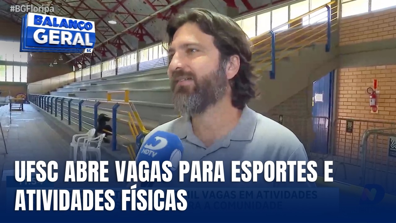 UFSC está com mais de 2 mil vagas abertas para atividades físicas e esportivas