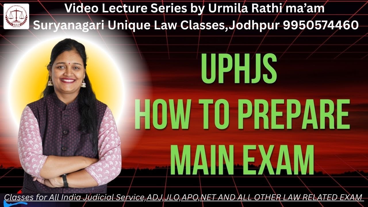 UPHJS Main Exam// answer कैसे लिखें // Test series information 