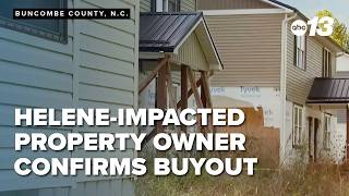 Property owner shares positive story about Helene buyout, encourages those still waiting