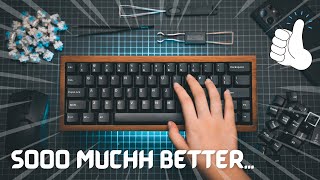 KBDFans Walnut Tofu 60% Mechanical Keyboard Build & Review.