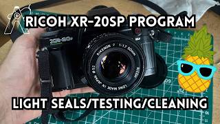 RICOH XR-20SP PROGRAM: New light seals, function testing, cleaning and accessoires