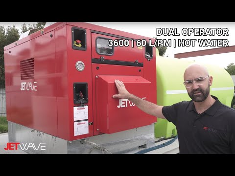 3600 PSI | 60 L/PM | Dual Operator | Jetwave Executive Silent Hot Water