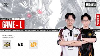 [Game - 1] DEWA UNITED Vs RRQ HOSHI | MPL ID S18