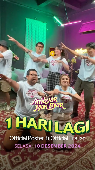 BESOK! Official Poster & Trailer film Ambyar Mak Byar akan tayang 🕺🏻💃🏻 #FilmAMB