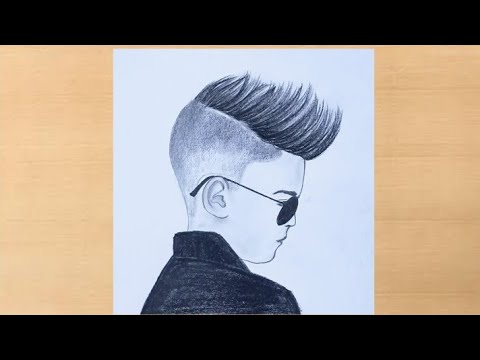 How to Draw a Boy Hairstyle Easy || Mens Haircut & Hairstyle - YouTube