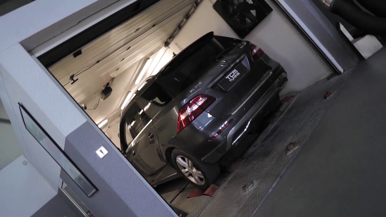 Mercedes ML350 CDI 256CP @ 299cp Stage1 TCMtuning