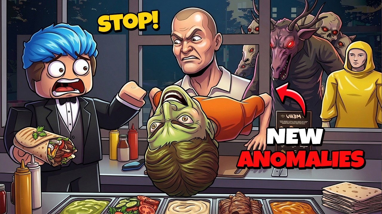 MAY ANOMALY NA KUMAIN NG LUTO KO | Roblox | Shawarma Kiosk Anomalies