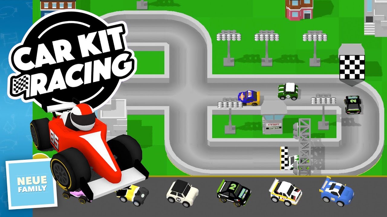 Build Tracks & Watch them Race in Car Kit Racing - YouTube