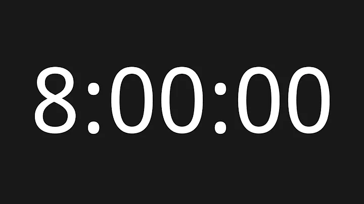8 Hour Countup [No Copyright Timer]