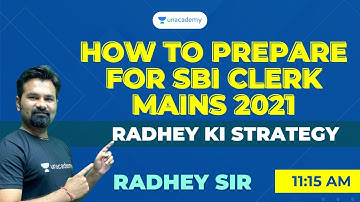 How to prepare for SBI Clerk Mains 2021 | Reasoning I Radhey Sir | Strategy I Planning | The Bankers
