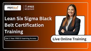 FREE Lean Six Sigma Black Belt Certification Training 2026 | Sprintzeal LIVE
