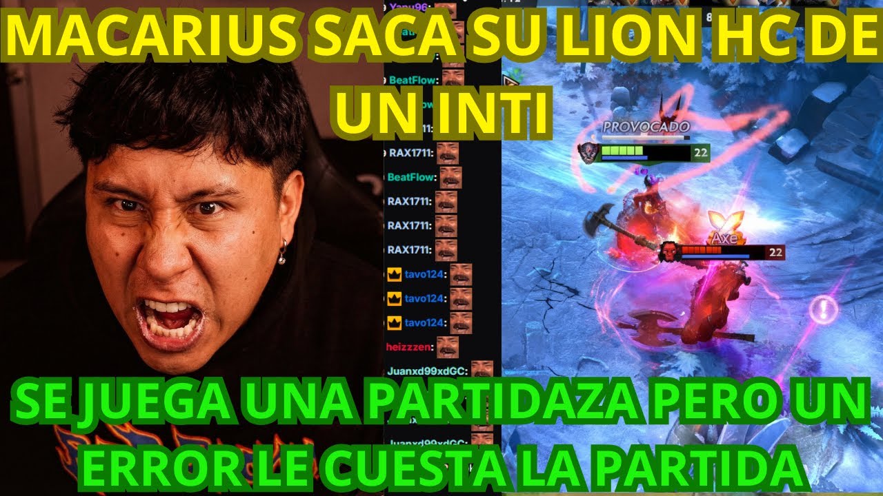 Macarius saca su lion hc en partidaza de ida y vuelta. Un error le cuesta la partida.