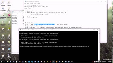 [LAB3]Fingerprinting Open Ports Using the Amap Tool