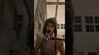 Justin Bieber sings 'Changes' on IG Live - Instagram 2020