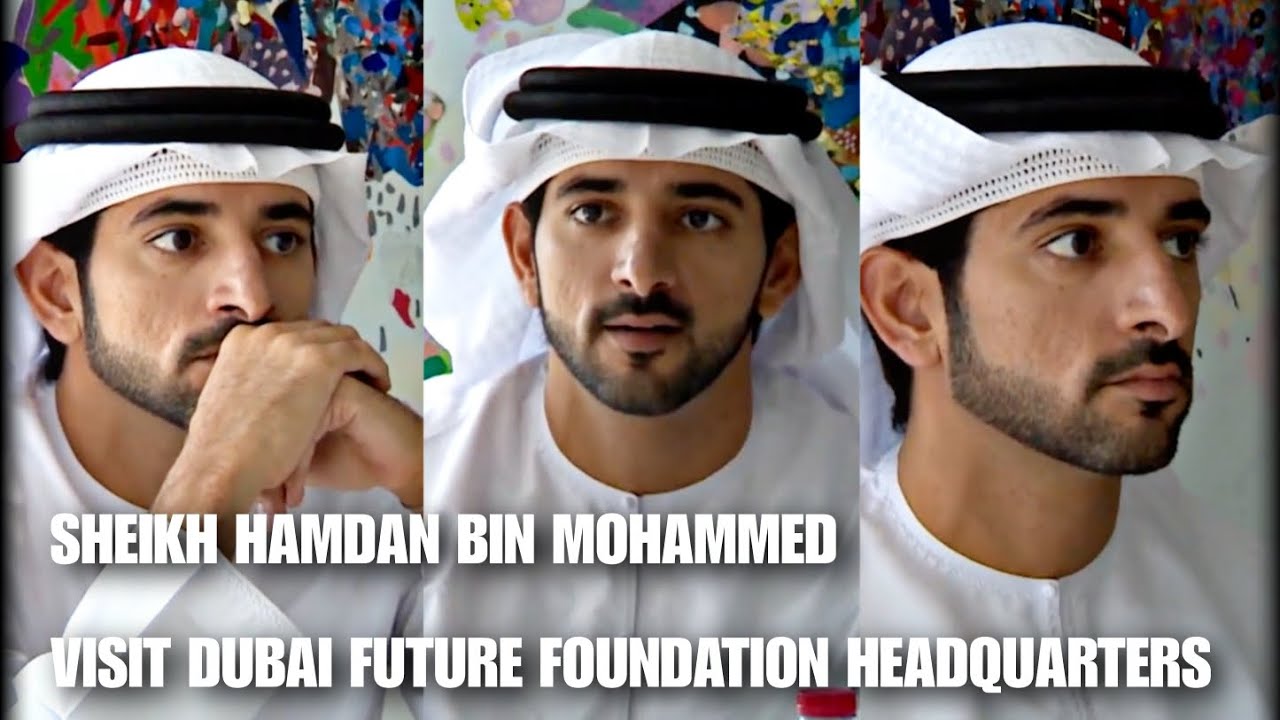 Dubai Crown Prince Sheikh Hamdan Fazza Visit Dubai Future Foundation Headquarters Throwback