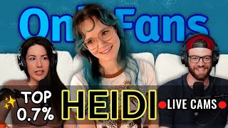 0.7% Onlyfans creator shares her experience from live cams | heidiv's Onlyfans Journey