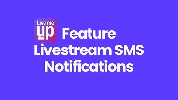 Live Shopping App Feature: Livestream SMS Notifications