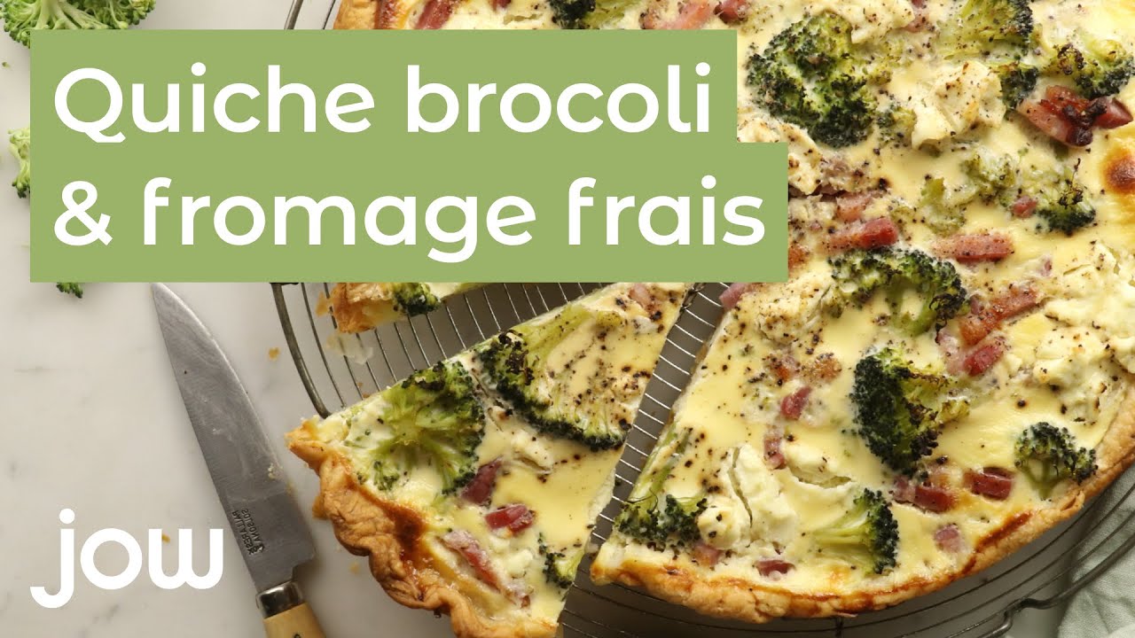 Recette de la Quiche brocoli & fromage frais - YouTube