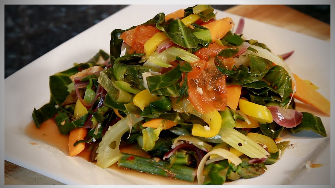 Meat Free Monday | QUICK STEAMED VEGETABLES DISH RECIPE Chef Ricardo