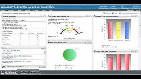 Lumension Reporting Services: Status of User-Defined Patch Sets Report