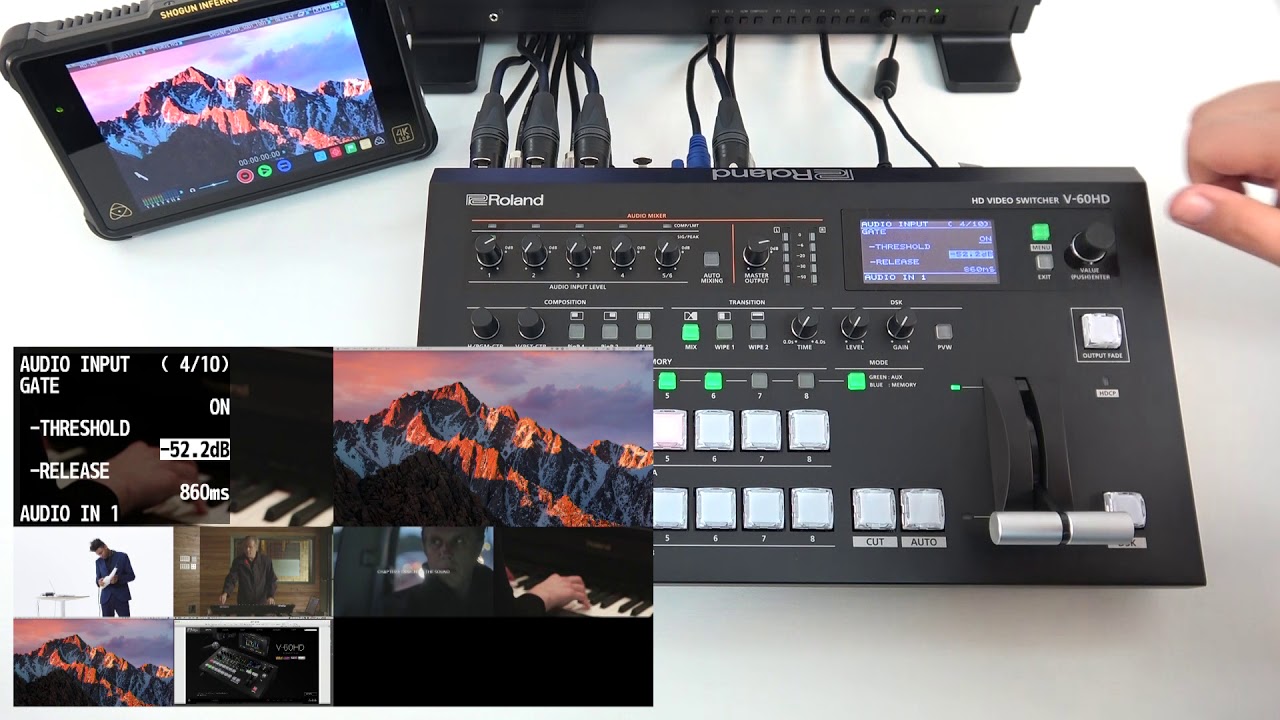 “Connecting Audio Equipments” Roland V-60HD #02 - YouTube