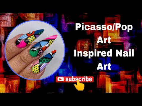 🖤Picasso/Pop Art Inspired Nail Art 🖤Magpie Beauty🖤