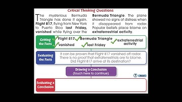 CC7110 Critical Thinking: Critical Thinking Questions Mini - 2013