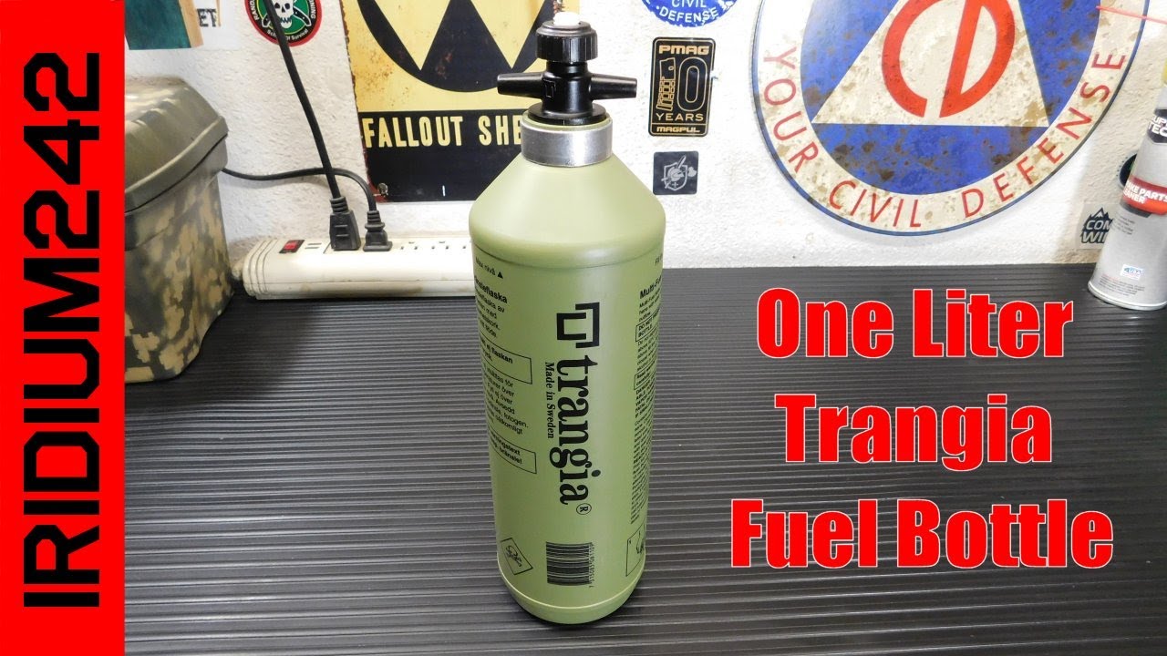 Overredend Bezet Entertainment One Liter Trangia Fuel Bottle - YouTube