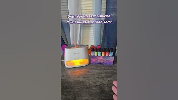 The sickest diffuser & humidifier salt lamp setup! #diffuser