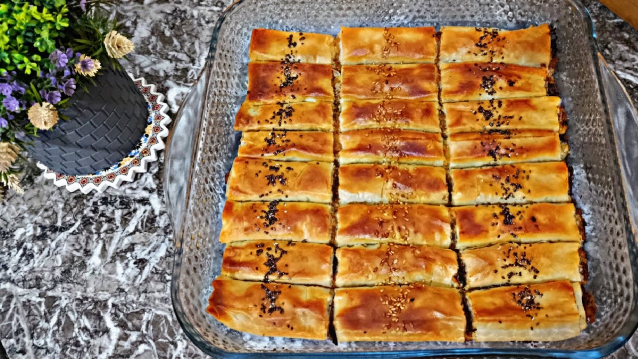 مملحة لذيذة ومقرمشة على طريقة البوراك التركي