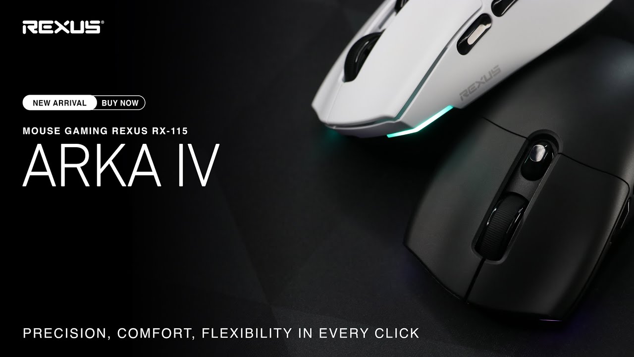 Mouse Rexus R1 MOUSE GAMING REXUS RX-115 ARKA IV - YouTube