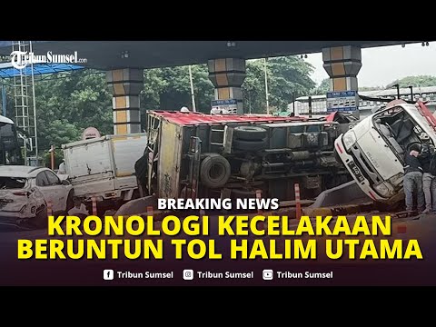🔴 Kronologi Detik-detik Kecelakaan Mengerikan di Gerbang Tol Halim Utama, 5 Mobil Hancur