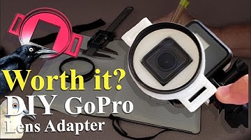 3D Printed Close-Up Lens Adapter for my GoPro.  (Did I Waste my Time Miserably? Nope!)