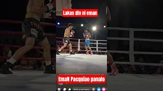 eman bacosa Pacquiao fight #shorts #boxinglive #boxingfans